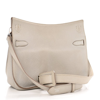 Hermes Taurillon Clemence Jypsiere 28 Gris Perle 2 of 12