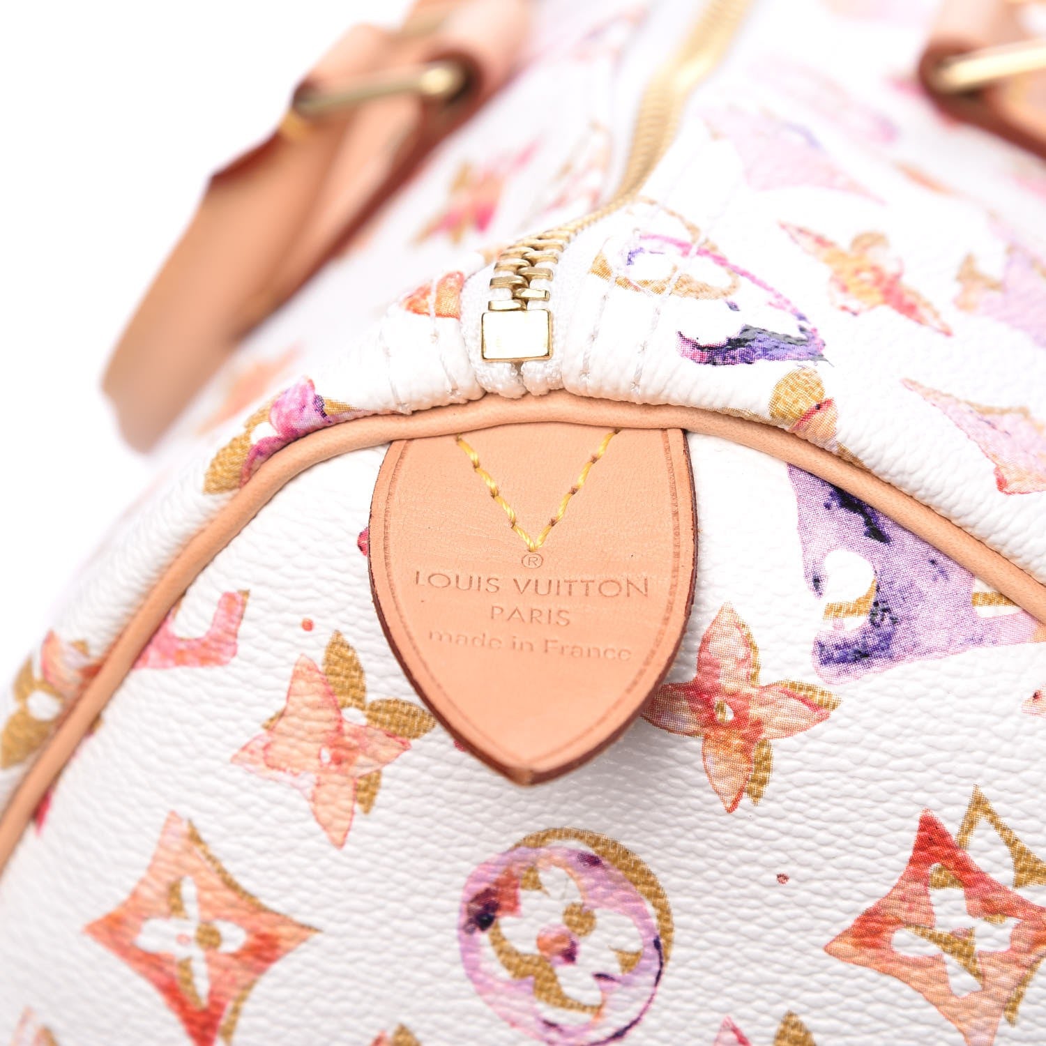 Louis Vuitton Watercolor Aquarelle Speedy 35 White 6 of 7