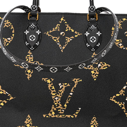Louis Vuitton Monogram Giant Jungle Onthego GM Black 8 of 10