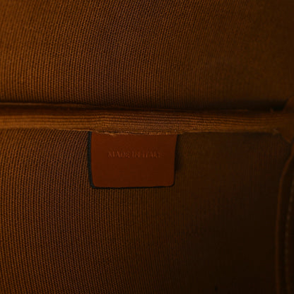 Celine Triomphe Canvas Calfskin Medium Bucket Bag Tan 6 of 10