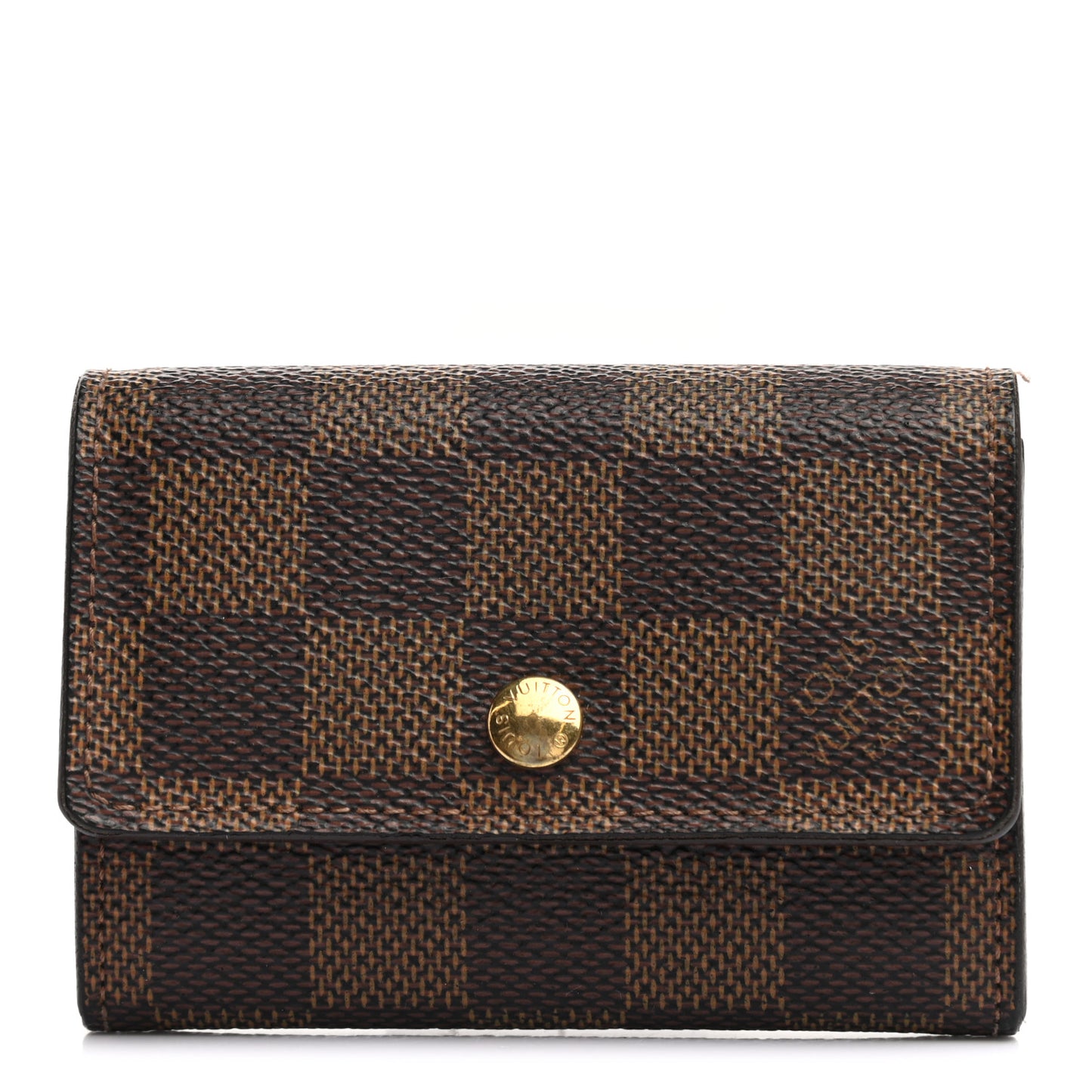 Damier Ebene Porte-Monnaie Plat Coin Purse