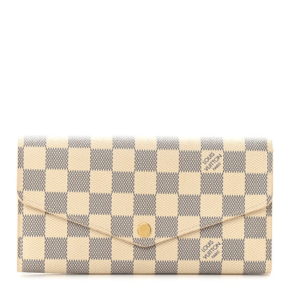Louis Vuitton Damier Azur Sarah Wallet NM 1 of 13