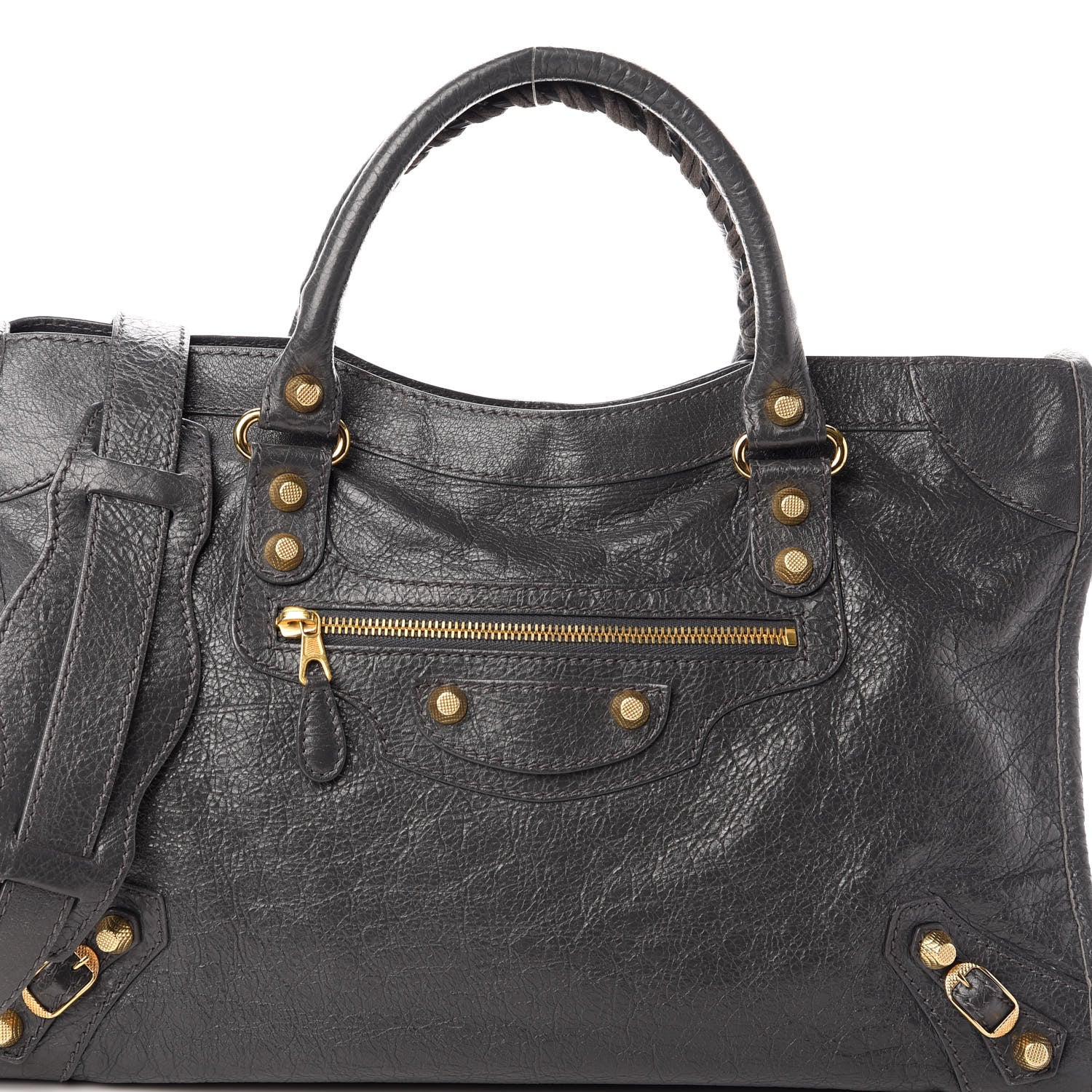Balenciaga Agneau Giant 12 Gold Hardware City Gris Fossile 7 of 9