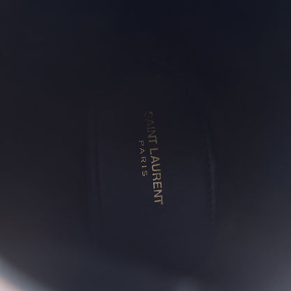 Saint Laurent Rubber Crystal Rain Boots 36 Black 7 of 8