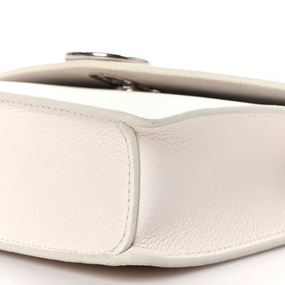 Mulberry Grained Calfskin Small Amberly Top Handle Crossbody White 9 of 10