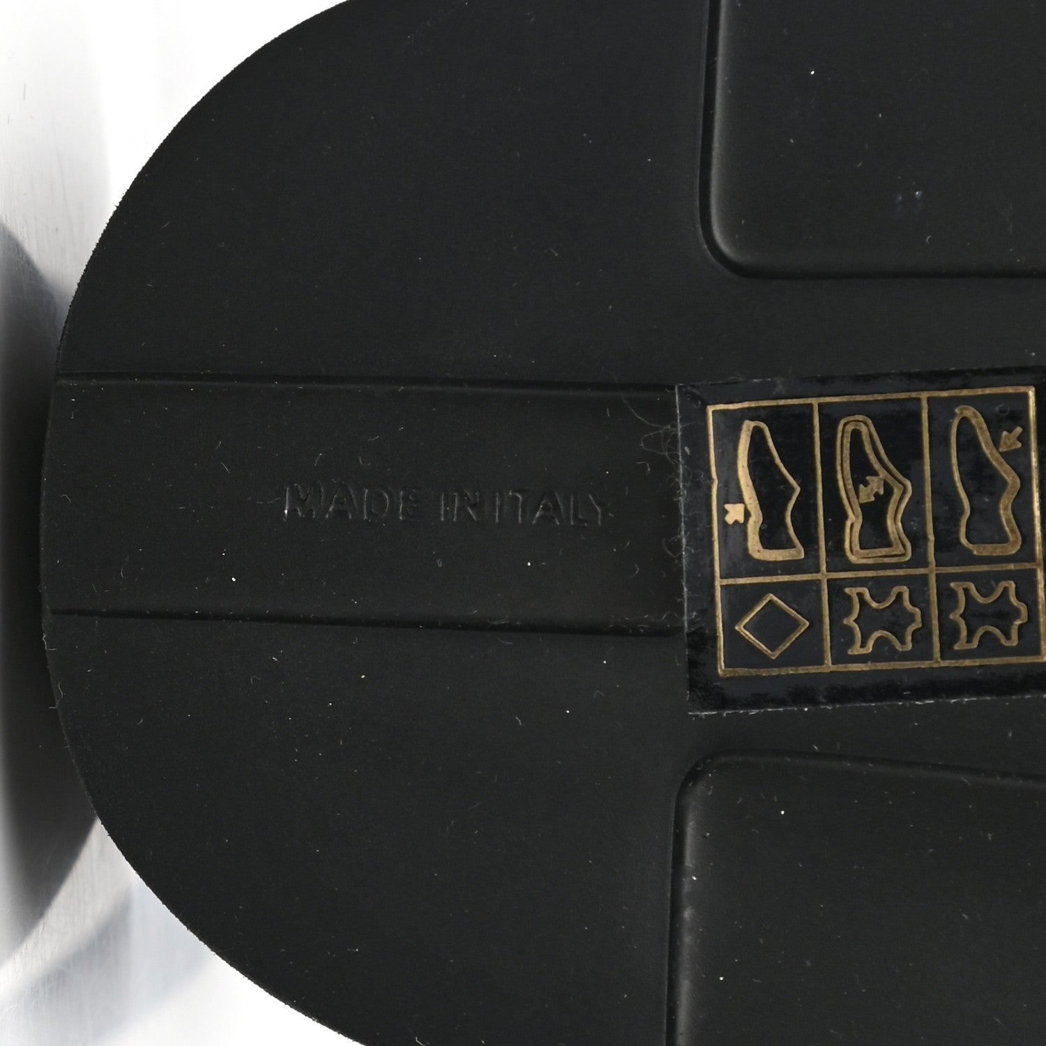 Hermes Calfskin Womens Enid Sandals 35 Black 7 of 12