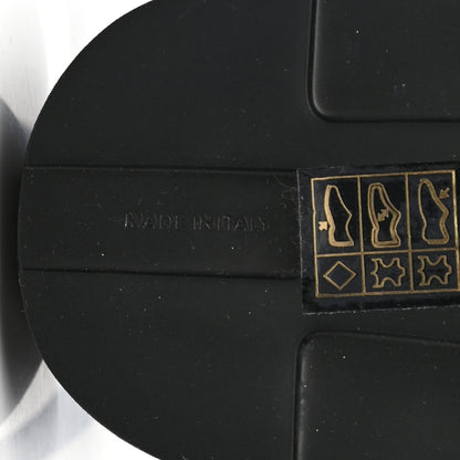 Hermes Calfskin Womens Enid Sandals 35 Black 7 of 12