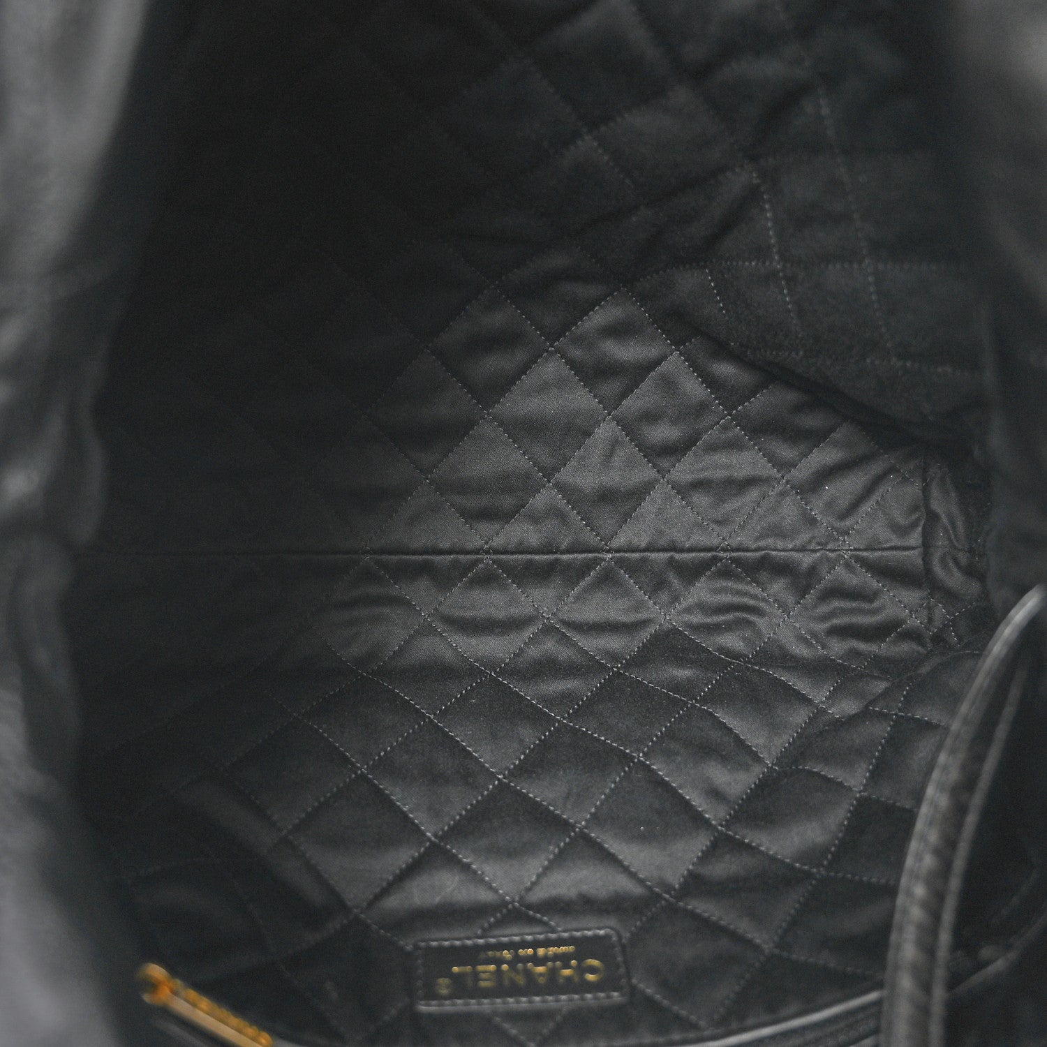 Chanel Shiny Calfskin Quilted Small Chanel 22 Black 9 of 12