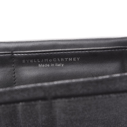 Stella McCartney Shaggy Deer Falabella Flap Wallet Black 5 of 6