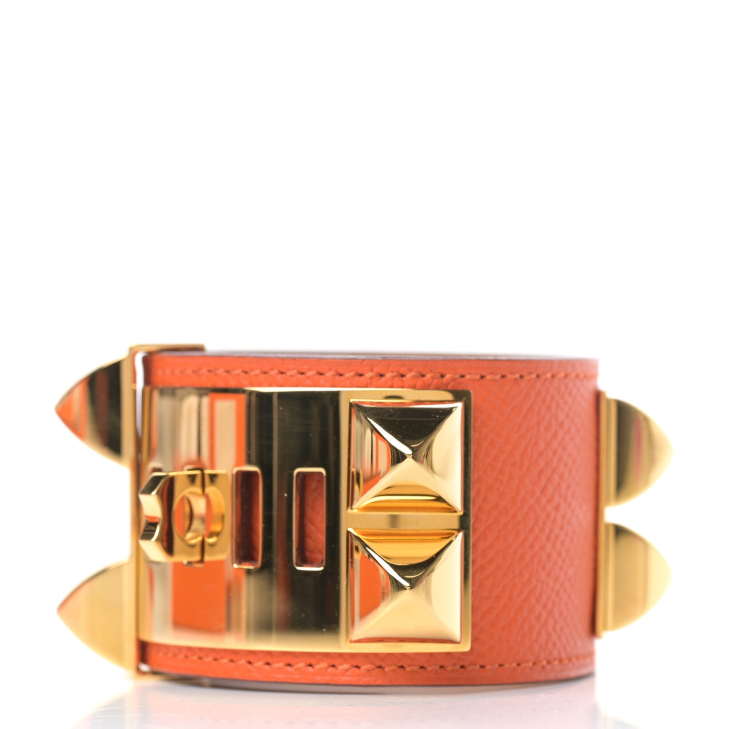 Epsom Collier de Chien CDC Bracelet S Orange
