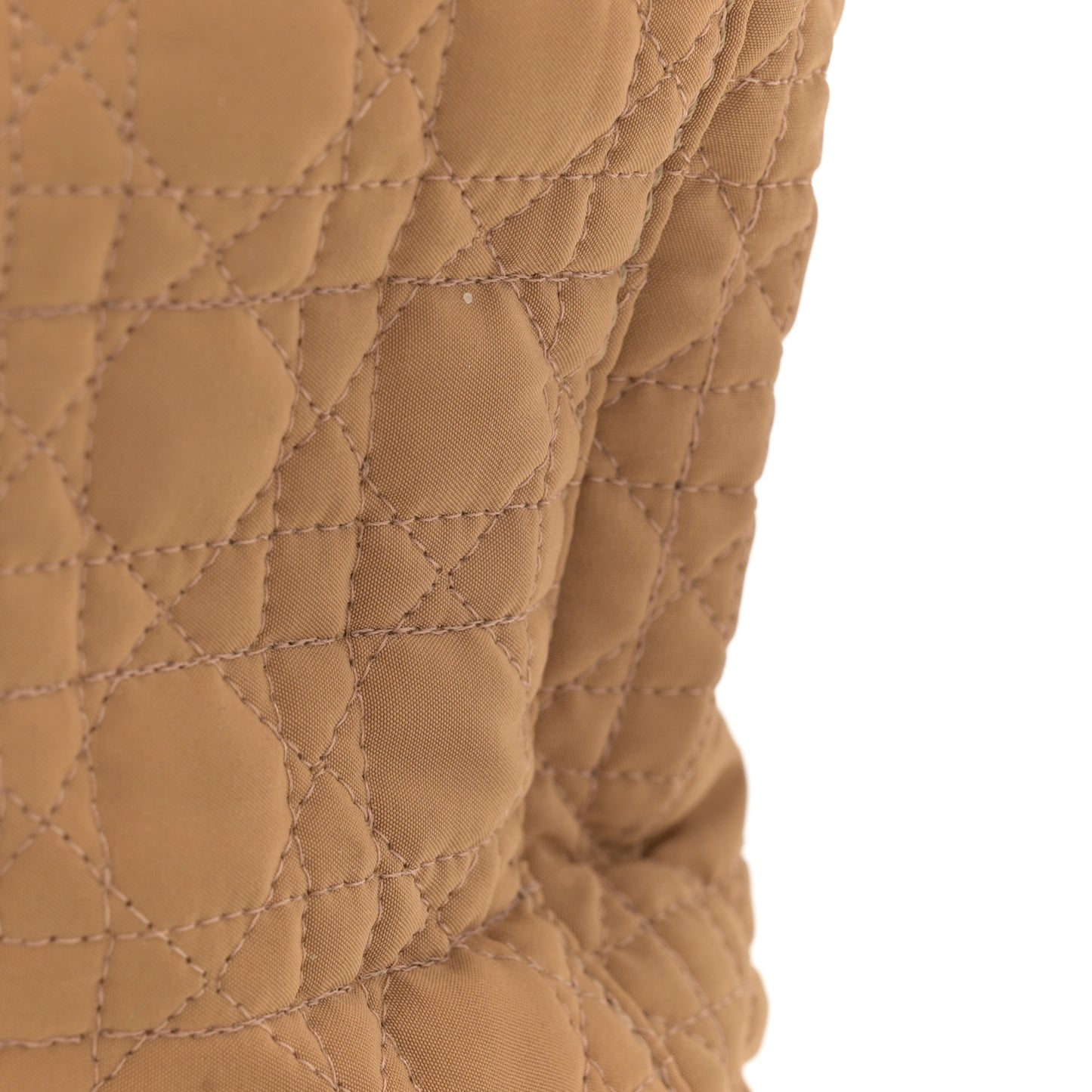 Nylon Cannage Large Lady Dior Tan