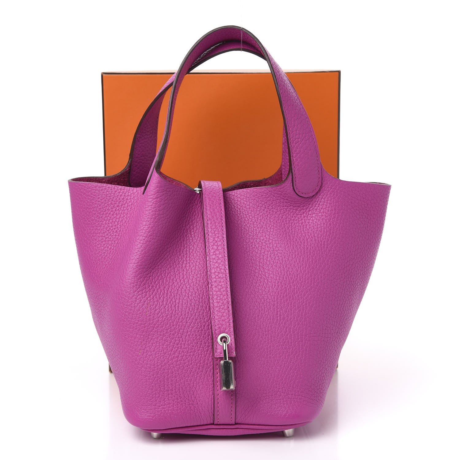Hermes Taurillon Clemence Picotin Lock 18 PM Magnolia 10 of 10