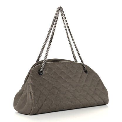 Chanel Metallic Caviar Quilted Medium Just Mademoiselle Beige 3 of 10