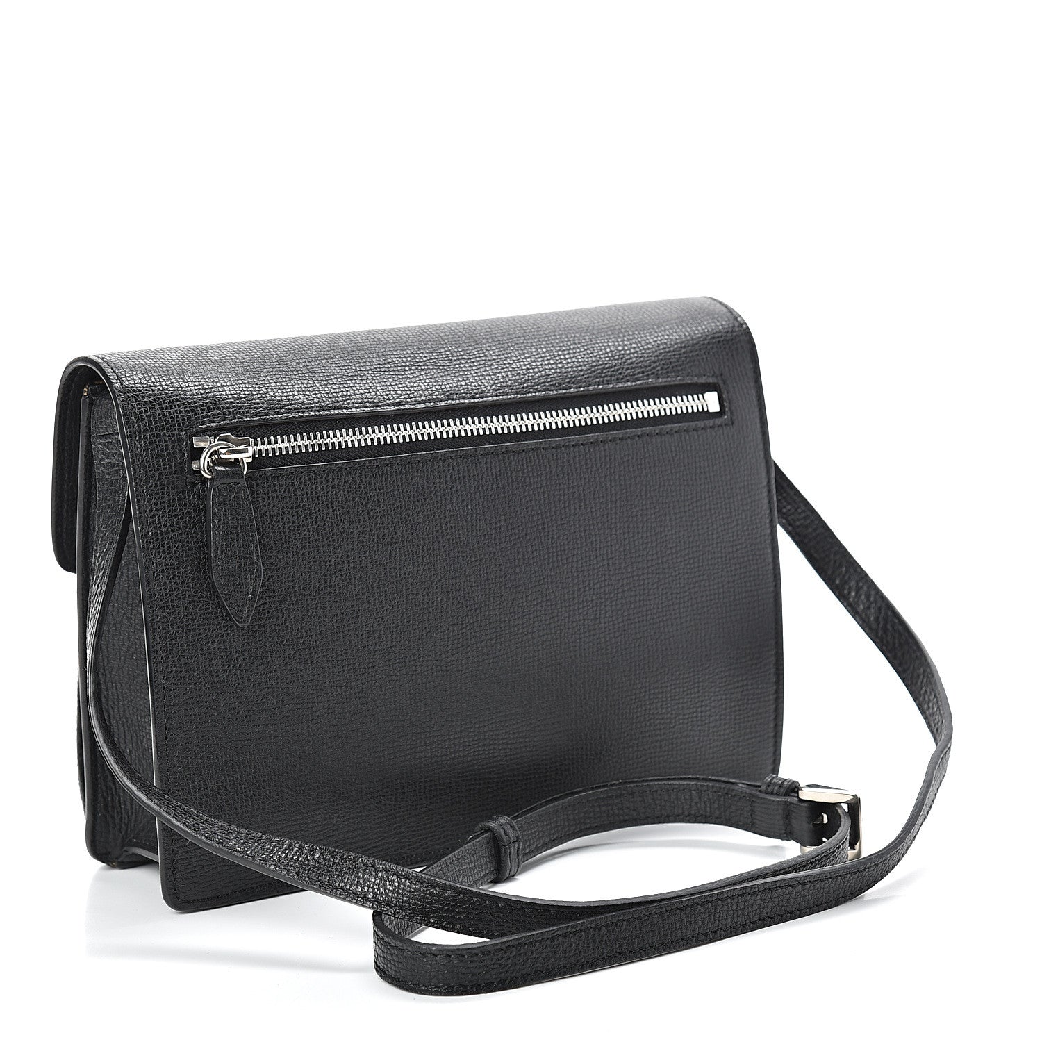 Burberry Derby Calfskin Vintage Check Small Macken Crossbody Bag Black 3 of 11