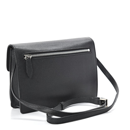 Burberry Derby Calfskin Vintage Check Small Macken Crossbody Bag Black 3 of 11