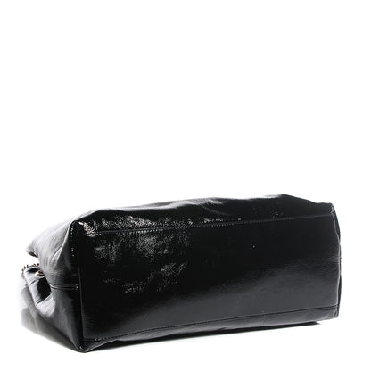 Gucci Patent Medium Soho Chain Shoulder Bag Black 4 of 8