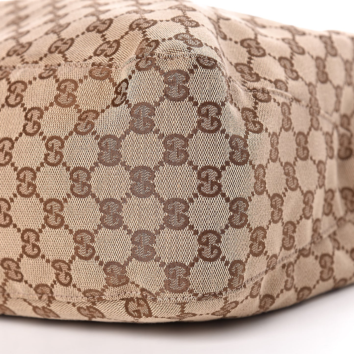 Monogram Large Icon Bit Top Handle Bag Brown