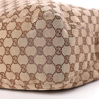 Gucci Monogram Large Icon Bit Top Handle Bag Brown 10 of 13