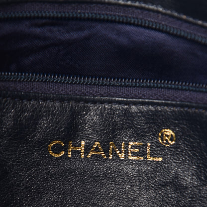 Chanel Lambskin Quilted CC Tassel Camera Case Blue 6 of 11