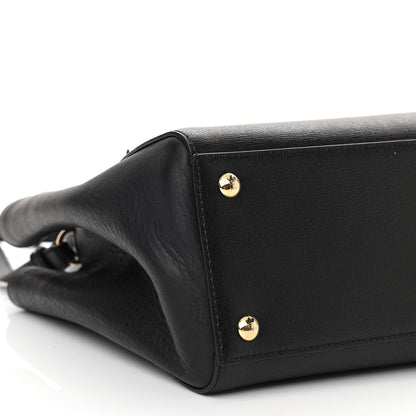 Fendi Vitello Elite Petite 2Jours Tote Black 9 of 10