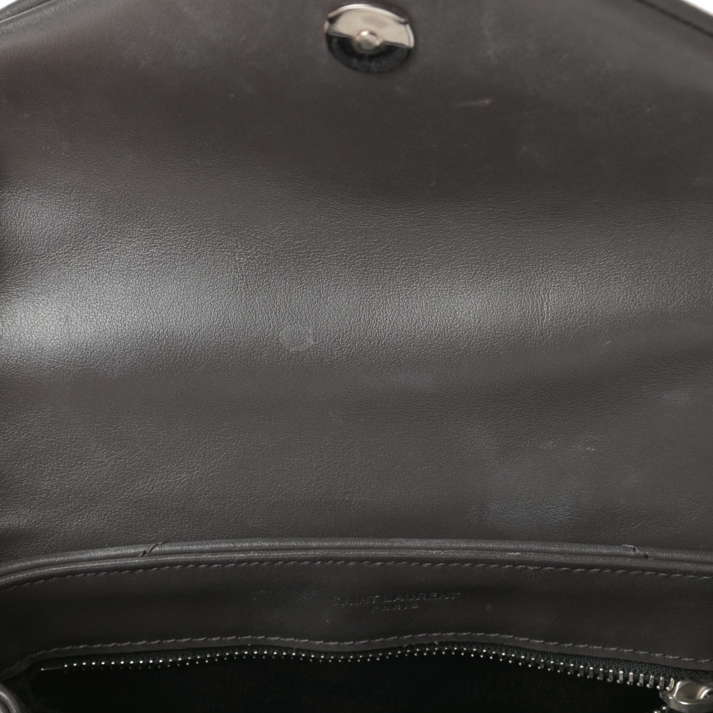Calfskin Y Quilted Monogram Toy Loulou Crossbody Bag Storm
