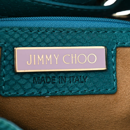 Jimmy Choo Watersnake Ramona Turquoise 6 of 12