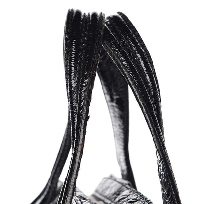 Givenchy Crinkled Patent Calfskin Small Nightingale Black 13 of 13