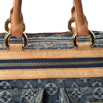 Louis Vuitton Monogram Denim Neo Speedy Blue 22 of 29