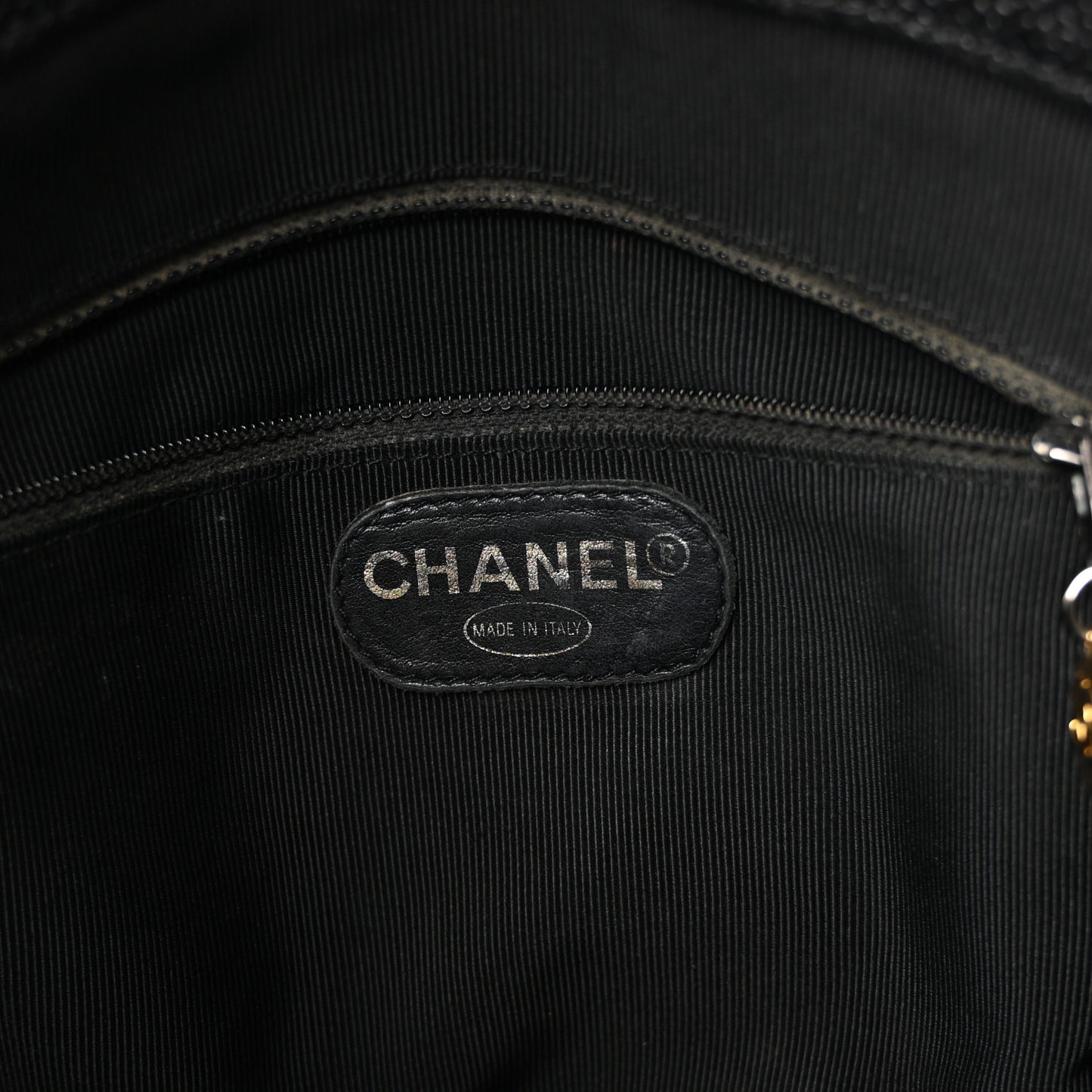 Caviar Triple CC Shoulder Bag Black