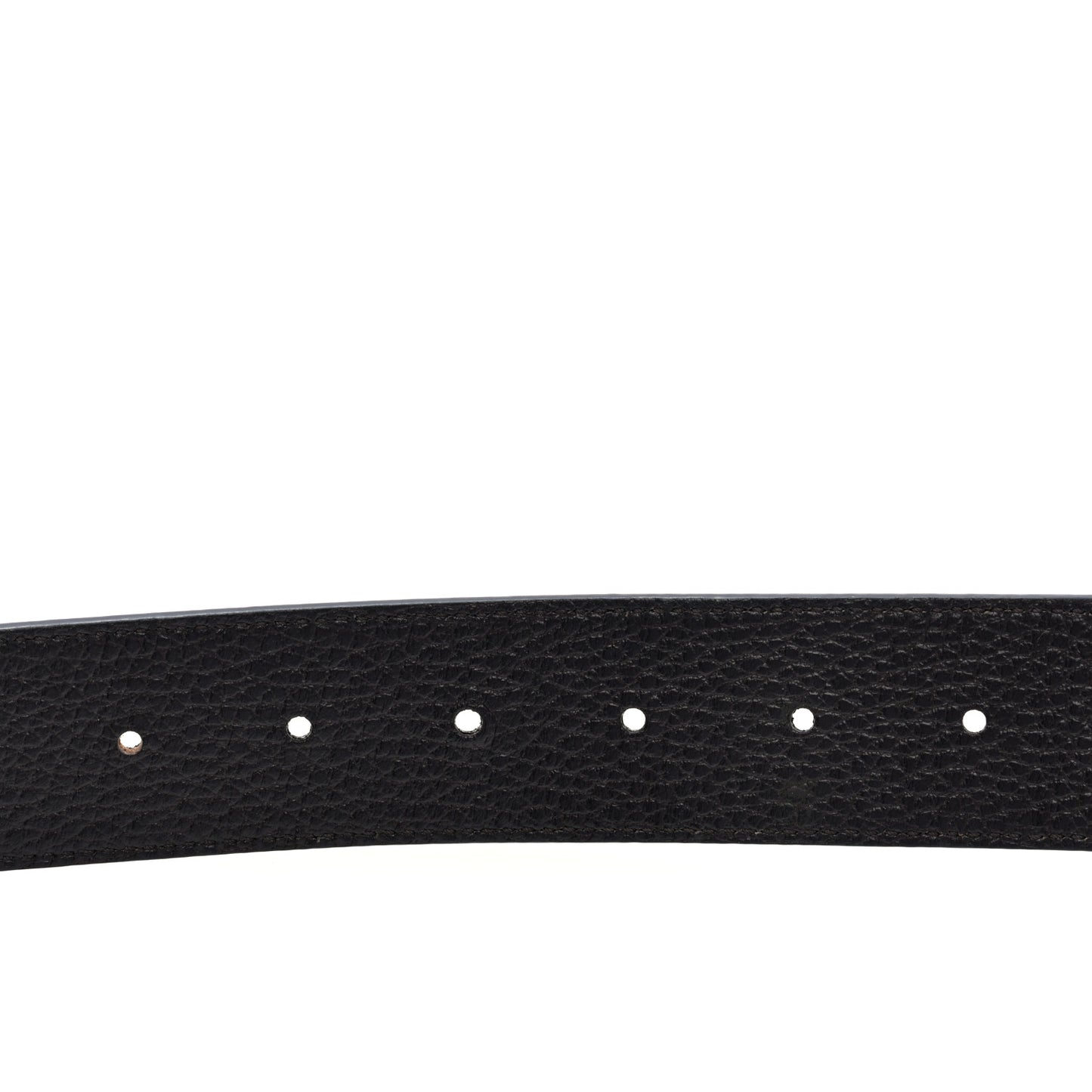 Dollar Calfskin Double G Reversible 37mm Belt  90 36 Black New Acero