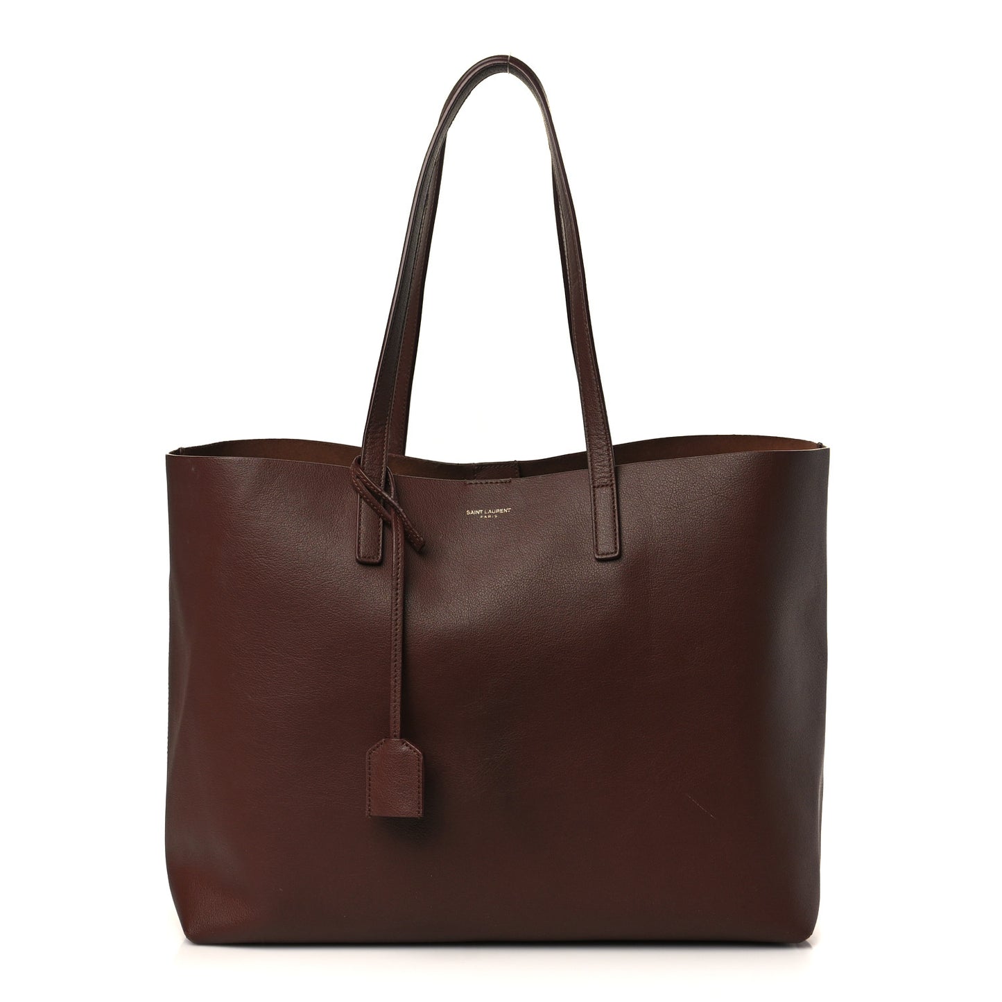 Calfskin Large Shopping Tote Old Brandy