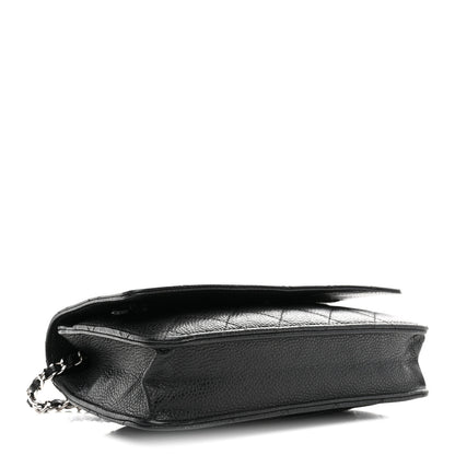 Chanel Caviar Quilted Wallet on Chain WOC Black 4 of 12