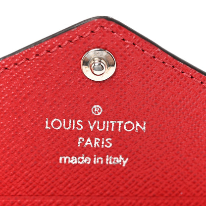 Louis Vuitton Monogram LV Colormania Kirigami Card Holder Sari Red 6 of 7