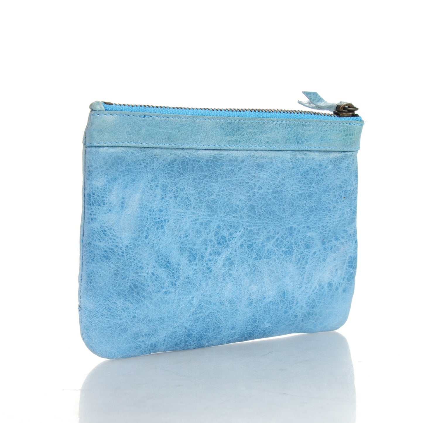 Agneau Classic Hardware M Porte-Monnaie Coin Purse Sky Blue