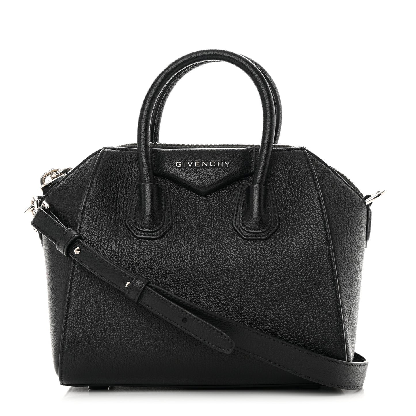 Sugar Goatskin Mini Antigona Black