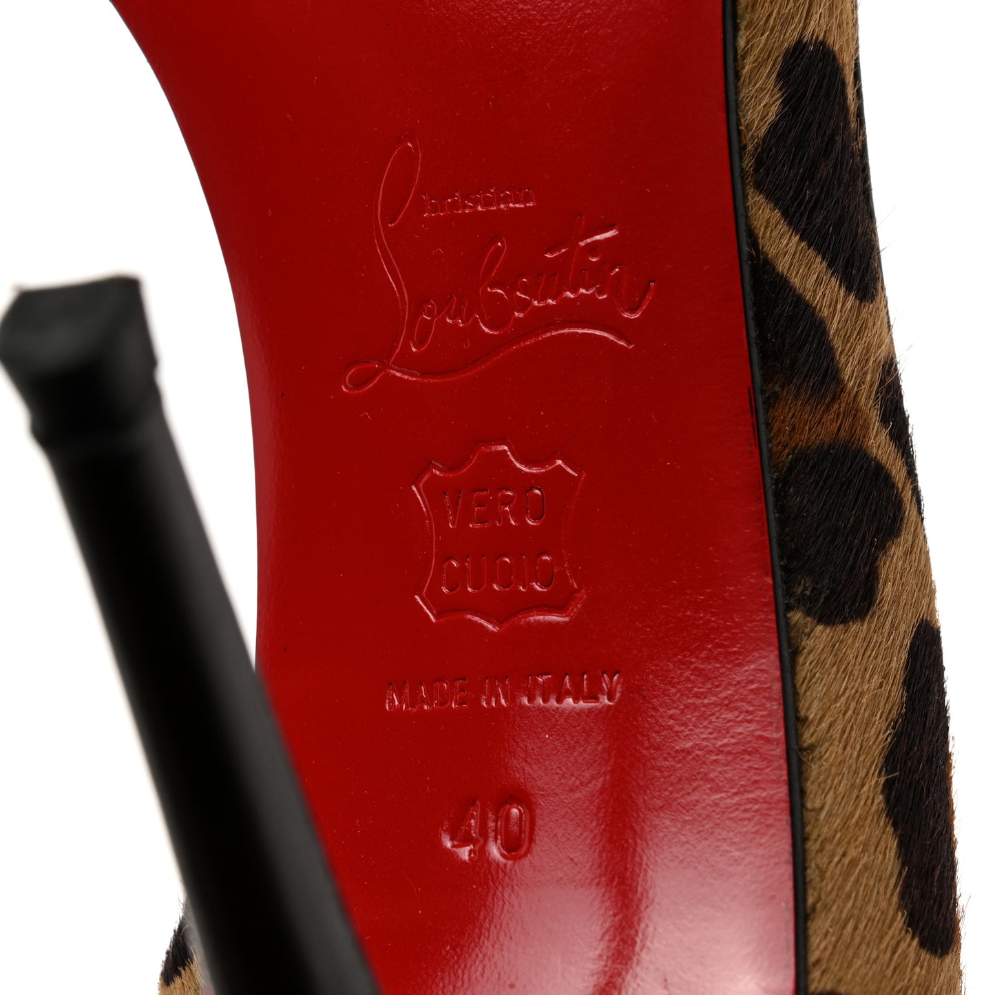 Pony Hair Dark Leopard Iriza 100 Pumps 40 Brown