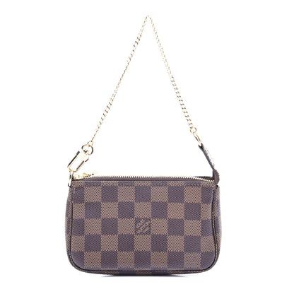 Louis Vuitton Damier Ebene Mini Pochette Accessories 1 of 9