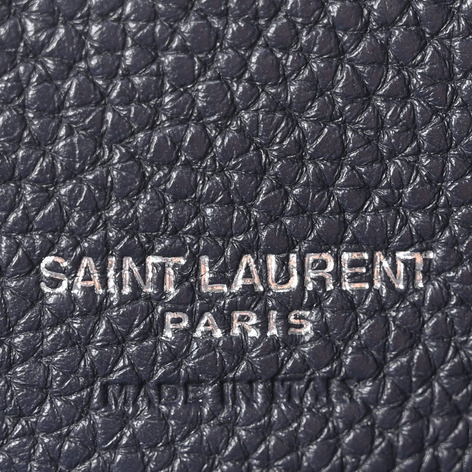 Saint Laurent Grained Calfskin Baby Supple Sac De Jour Navy 6 of 10