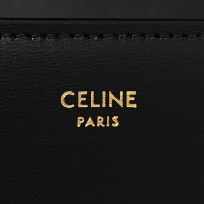 Celine Shiny Calfskin Triomphe Margo Wallet on Chain Black 6 of 8