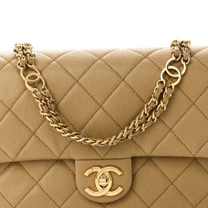 Chanel Caviar Quilted Small CC You Flap Dark Beige 8 of 10