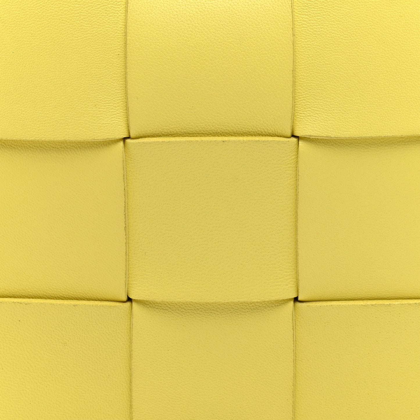 Nappa Maxi Intreccio Cassette Bag Lemonade