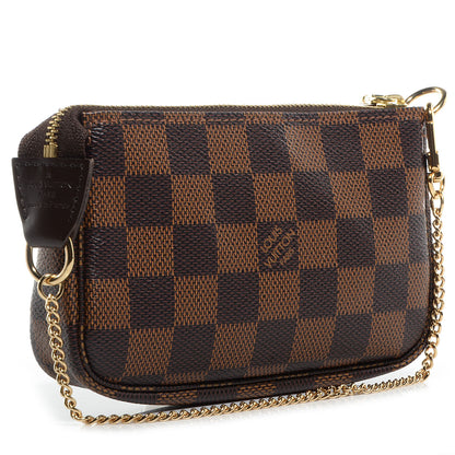Louis Vuitton Damier Ebene Complice Trunks and Bags Mini Pochette Accessories Red 3 of 7