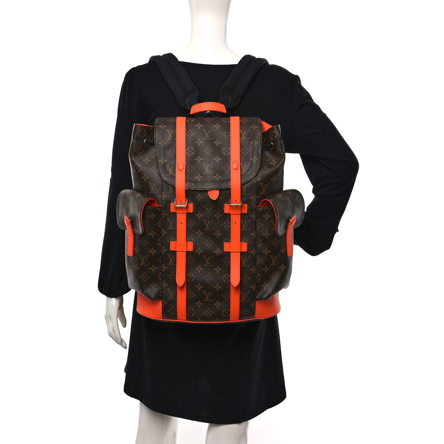 louis vuitton christopher backpack price Louis Vuitton Monogram Macassar Christopher MM Backpack Orange 1421865 –  FASHIONPHILE