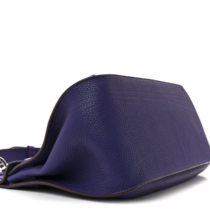 Hermes Taurillon Clemence Jypsiere 34 Iris 9 of 15