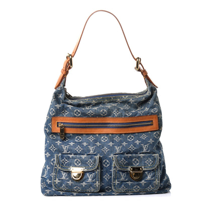 Louis Vuitton Denim Baggy GM Blue 1 of 9