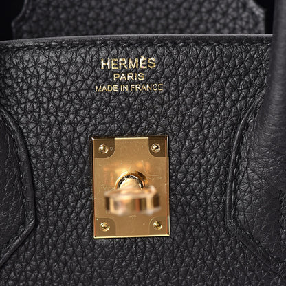 Hermes Togo Birkin 25 Black 16 of 34