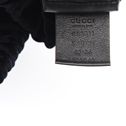 Gucci Velvet Crystal Tiger Head Belt 85 34 Black 3 of 4