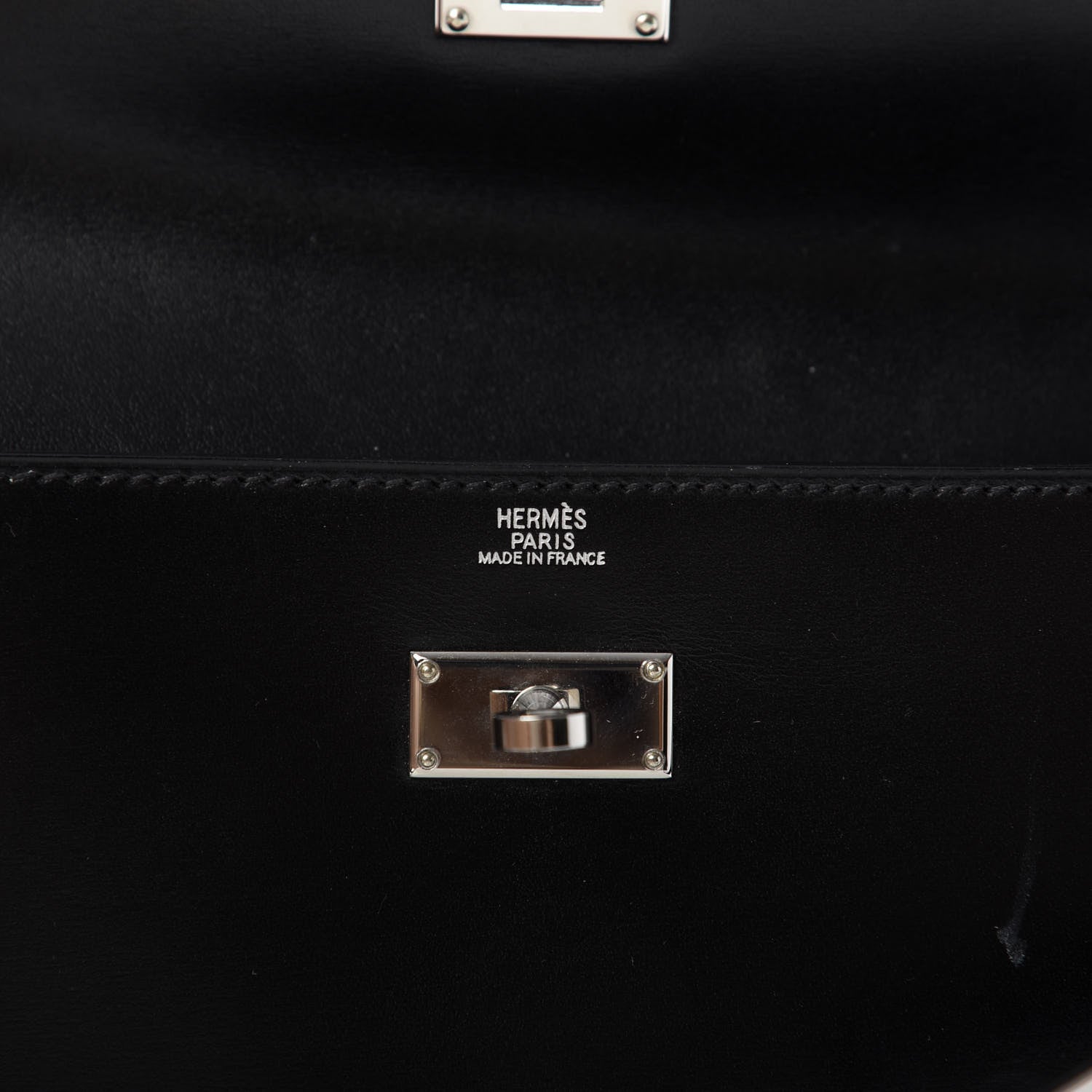 Hermes Box Kelly Longue Wallet Black 8 of 9