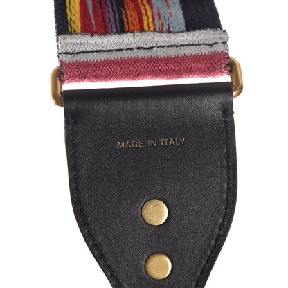 Christian Dior Canvas Embroidered Studded Rainbow J’Adior Shoulder Strap 3 of 4