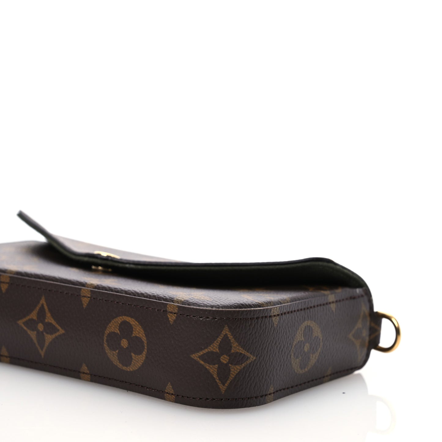 Monogram Felicie Strap & Go Kaki